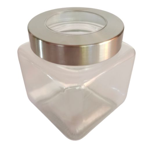 Imagen de TARRO C/TAPA 450ML CRISTAL