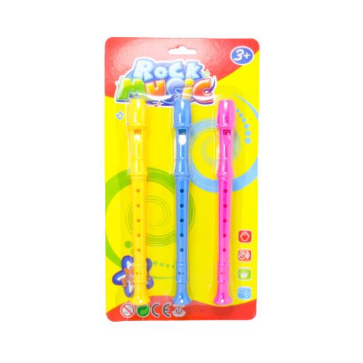 Imagen de FLAUTA MULTICOLOR 3PCS R0487
