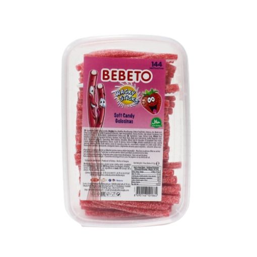 Imagen de BEBETO WACKY STICK FRESA 12/144